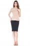 A stunning women's made to measure knee length pencil skirt, custom made in a classic wool blend with a back zipper and center back vent. This women's knee length pencil skirt is custom made in a classic wool blend with a back zipper and a center back vent.
