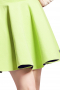 Womens Made To Measure Green Mini Skirt