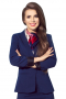 Buy Womens Custom Navy Skirt Suit