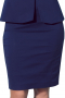 Buy Womens Custom Navy Skirt Suit