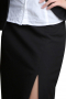 My Custom Tailors Womens Bespoke Sleek Black Skirt