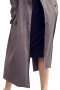Womens Dark Calf Length Coat