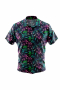 Online Tailored Mens Fluorescent Leaf Print Shirt