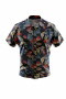 Online Bespoke Mens Leaves Print Shirt