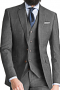Mens Custom Tailored Three Piece Suit