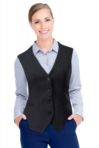 Women's Suit Vest Dressy Racerback Vest Suit Waistcoat Business Office Tops  Lady