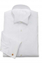 Mens Pleated Tux Wing Tip Collar Shirt