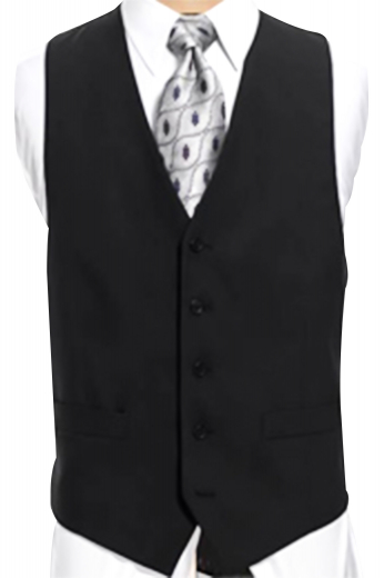 A five button two pocket standard men's vest made with in a herringbone pattern with wool and cashmere. This men's waistcoat is a must-have.