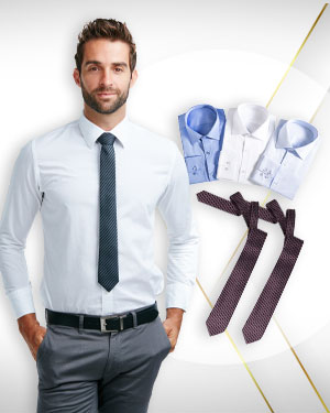 Four Shirts and 2 Neckties from our Heritage Gold