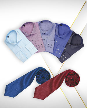 Summer Special - Five Shirts and 2 Neckties from our CLASSIC COLLECTIONS