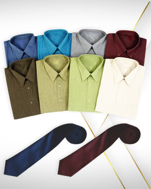 Summer Special Eight Shirts and 2 Neckties from our Premium