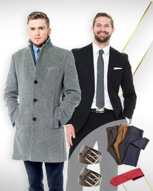 Suited In the Court of Law - 1 Overcoat, 1 Single Breasted Suit, 3 Pants with 2 Belt and 1 Neckties from our Classic Collections