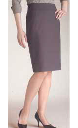 This bespoke pencil skirt can be customized for all. It can be custom made as a wrinkle free attire, on demand. Designed with a center back vent, aligned perfectly with a concealed back zipper, this skirt goes well with all formal office events.