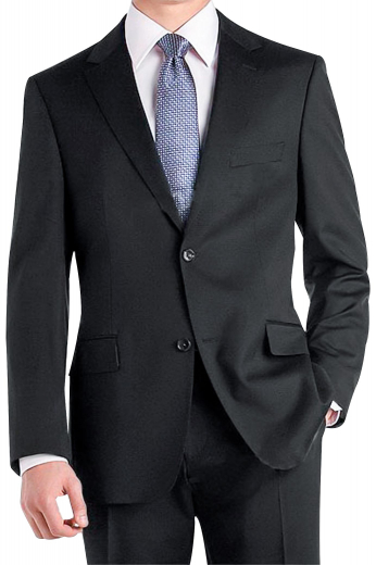 Made to measure, this birdseye suit is composed of a two button single breasted jacket with hand molded shoulders and a tapered waist, to complete this elegant formal suit are reverse pleat slim fit suit pants.