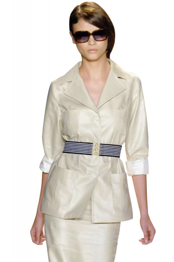 Go summer ready with these trendy knee length pencil skirts. With flat fronts and concealed back zippers, these suit skirts boast comfort with a soft waistband. With smacking square bottoms and edge stitched lapels and pockets, the suit blazers spring in two upper patch pockets and two lower patch pockets with inverted box pleats. Hand pressed wide notch lapels, three front buttons to close and a tapered waist guarantee distinctive summer style and comfort. You can get these skirt suits customized with wrinkle free fabrics.