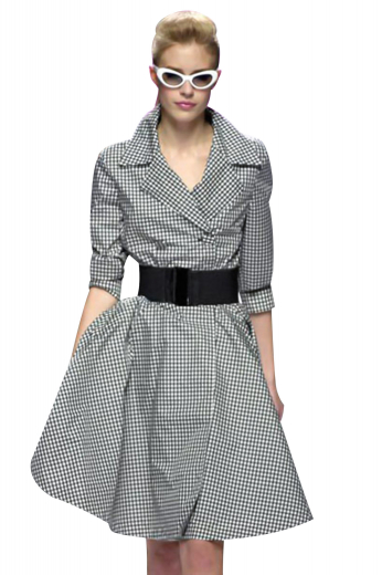 Stunning pieces of style, these dazzling dresses with distinctive barrel cuffs are just the right clothing for work. With wide notch lapels and three off center front buttons to close, you can drape these custom made plaid dresses with comfort. Flaunt them all through the summer season.