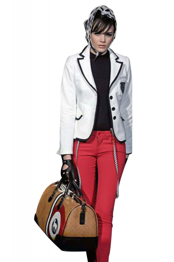 Displaying a striking contrast of black piping all along the edges, pockets, lapels and collars, these white blazers look mesmerising. They sport three contrast buttons in black on the front for closure. Incorporating high notch lapels with one rounded upper patch pocket on the left and two flapped lower pockets, these handmade blazers are ideal for black tie events.