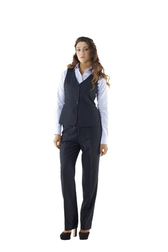 These scintillating striped navy blue custom made vests are comfortable office wears with made to measure adjustable back buckles. With four front closure buttons and welted lower pockets, these handmade beauties are perfect for fashionistas. You can order them in wrinkle proof fabrics.