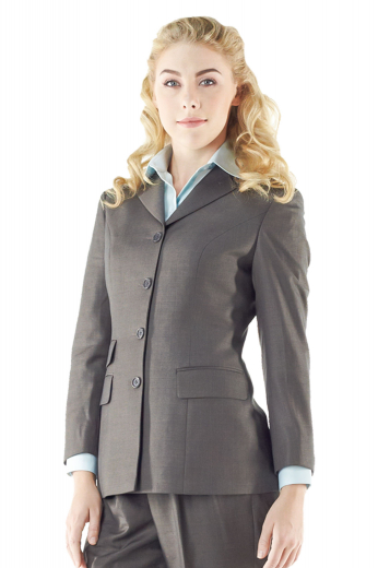 Look your personal best with these stunning handmade gray blazers displaying two custom tailored lower pockets with flaps and one tailor made flapped ticket pocket on the front right. Made with wrinkle proof wool, these bespoke black tie formal blazers flash four front closure buttons and attractive made to order hand molded shoulders.

