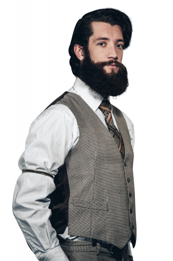 This mens tailor made light grey slim fit vest with a black colored adjustable satin back with a buckle is a work of art by skilled tailors at My Custom Tailor who hand stitch this stunning mens made to order cashmere wool waistcoat to offer a perfect fitting. This mens custom made slim fit vest has a V-neck style with 5 front close buttons and 2 lower welted pockets. You can wear this iconic mens bespoke cashmere vest with mens handmade slim fit dress pants to flaunt a dapper look. 