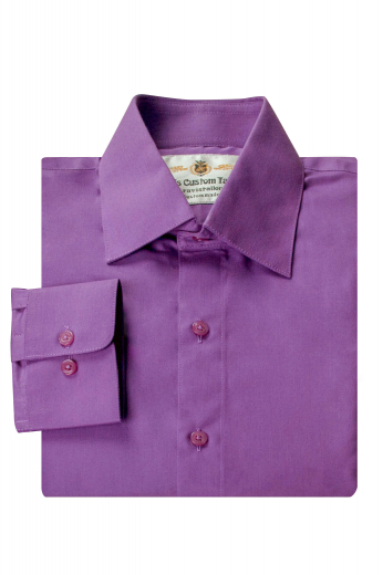 Flaunt a super stunning corporate look at work and interviews with this elegant mens tailor made orchid dress shirt in poplin cotton. With an iconic semi-spread collar with 3 inch wide collar points, this mens custom made slim fit orchid business shirt also features 2 stunning rounded barrel cuffs and a comfortable back and front. You can buy this mens bespoke slim fit dress shirt at My Custom Tailor to rekindle your romance with style and sophistication.