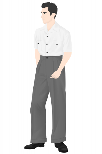 Mens Classic – Vintage Custom made Pants & Slacks – style number 16294