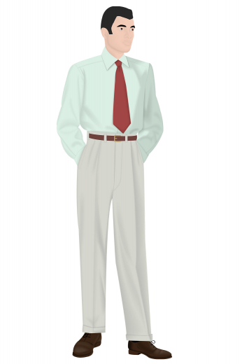 Mens Classic – Vintage Custom made Pants & Slacks – style number 16295