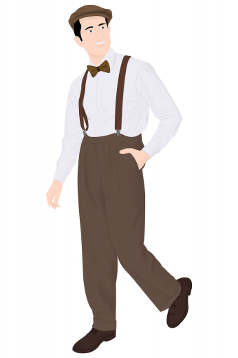 These made to measure pants are handmade by professional tailors and feature custom made front slash pockets, handmade extended waistband with hook and two made to order back pockets.