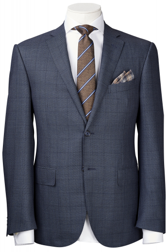Flaunt a classic voguish look with this ultra soft handmade charcoal grey checkered blazer for men. It is made with cashmere wool of the highest quality. This made to measure formal wear is a perfect corporate companion for men who love to attend interviews and board meeting in style. Smidgen with hand sewed notch lapels and two front closure buttons, this bespoke slim fit single breasted pocket puts to display a classic upper welt pocket and two lower pockets with flaps. 