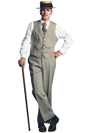 This men's custom made grey trouser is tailor made in a fine wool blend and cut to a slim fit, featuring slash pockets, extended belt loops and a flat front pleat. It is a fantastic option for your everyday wardrobe!