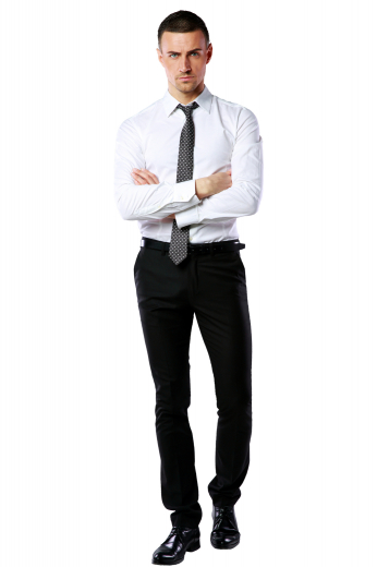 This men's crisp classic white button down  is tailor made in a fine italian linen and cut to a slim fit, featuring an ainsley collar and rounded barrel cuffs. It is a perfect office wardrobe staple, made to fit you perfectly.