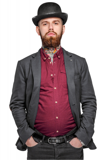This men's slim cut maroon button down is made to measure in a fine linen blend and features an ainsley collar and rounded barrel cuffs.