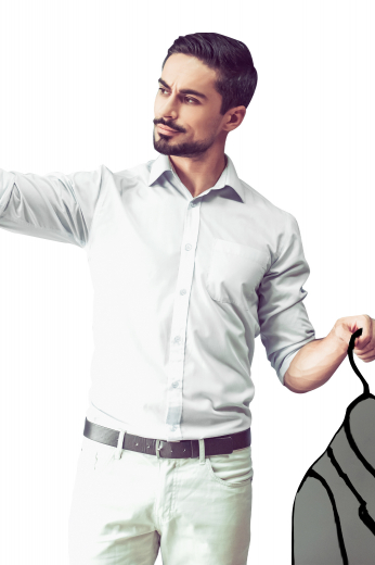 This men's slim cut shirt is tailor made in a fine linen blend and features an ainsley collar and a placket front. The sleek shirt is perfect for your office and formal wardrobe!