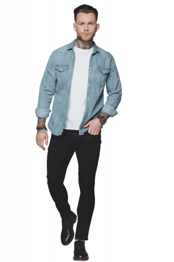 This men's slim cut shirt is tailor made in a fine wool blend and features an ainsley collar, placket front and rounded barrel cuffs. It is sure to become a staple in your wardrobe.