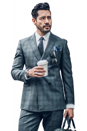 Mens Classic – Mens Suits - Double Breasted – style number 16839