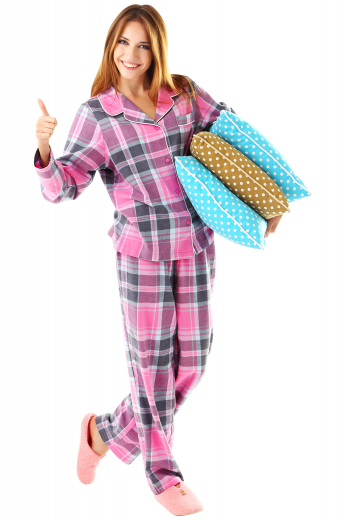Womens Custom Night Wear – Women's Cotton Pyjamas – style number 17067