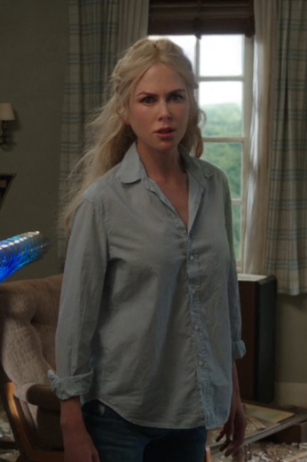 Aquaman tailored women’s costumes for sale, including this bespoke made blue blouse worn in Aquaman by Nicole Kidman. This is a great Atlanna costume for cosplay fans.