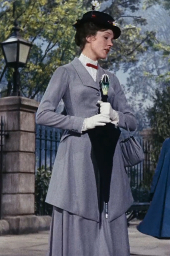 A bespoke tailored replica of the stunning overcoat worn by Julie Andrews in her 1964 hit film Marry Poppins. This stylish overcoat captures the elegance and class of Mary Poppins.