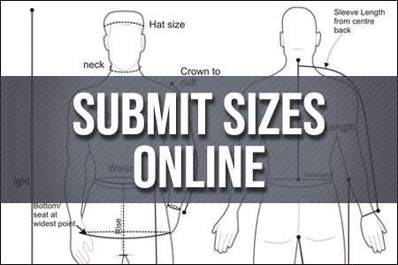 submit sizes online